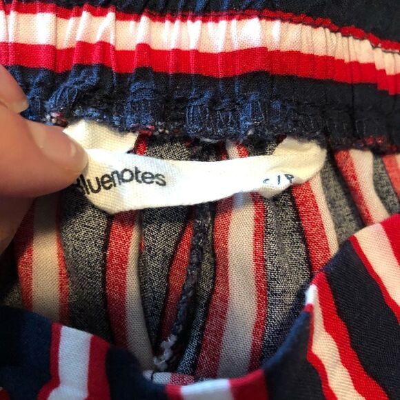 3 for $30! Blue notes striped flowly pants. - Picture 6 of 12